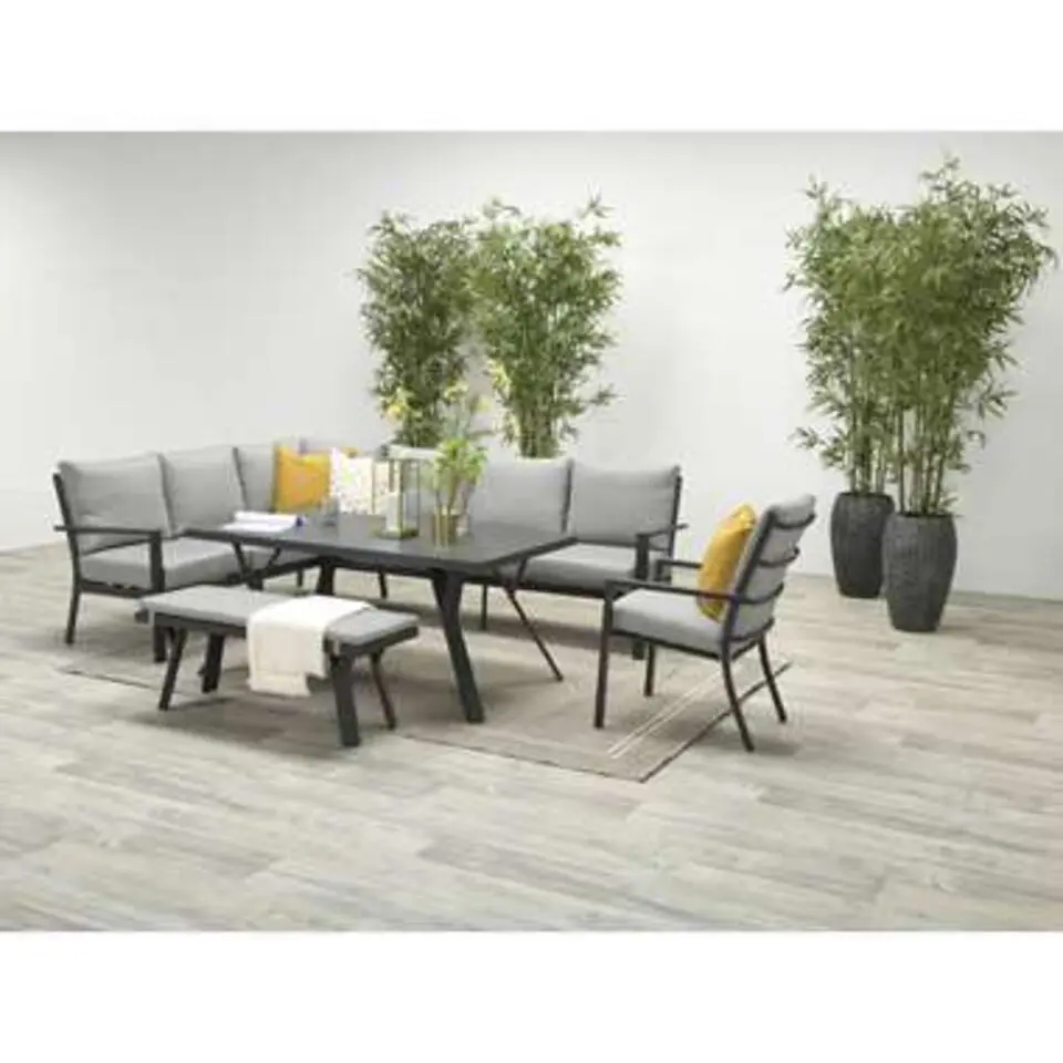 Garden Impressions Senja lounge dining tuinstoel - donker grijs