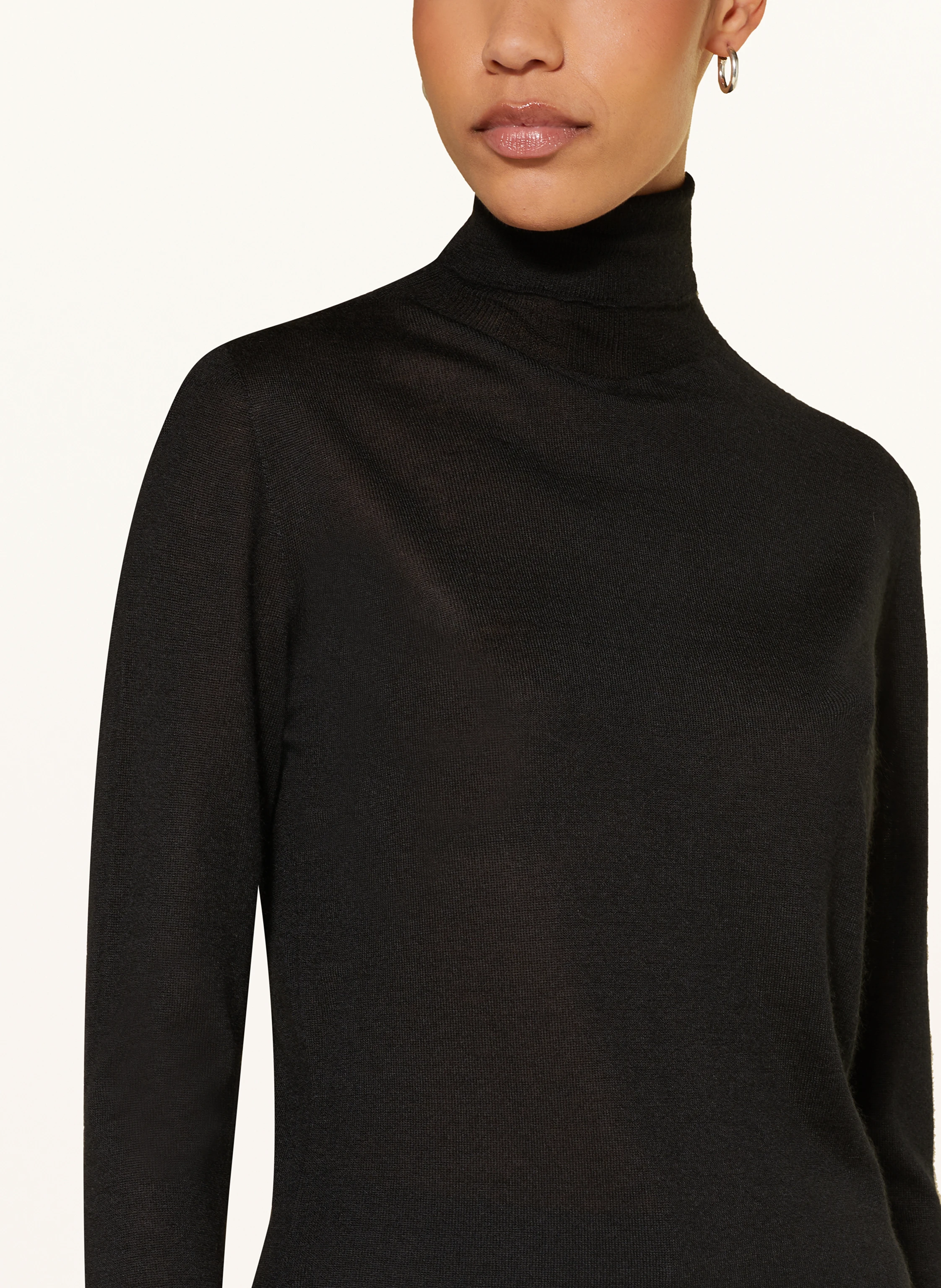 FABIANA FILIPPI Rollkragenpullover aus Cashmere mit Seide