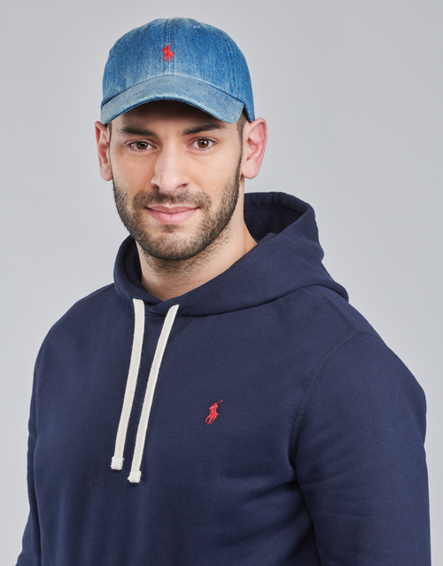 Polo Ralph Lauren - SWEAT A CAPUCHE MOLTONE EN COTON Azul