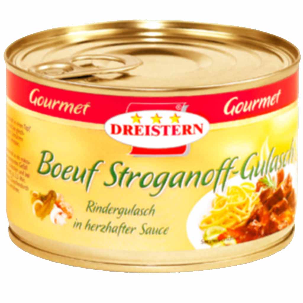 Dreistern Boeuf Stroganoff-Gulasch 400g MHD:11.5.26