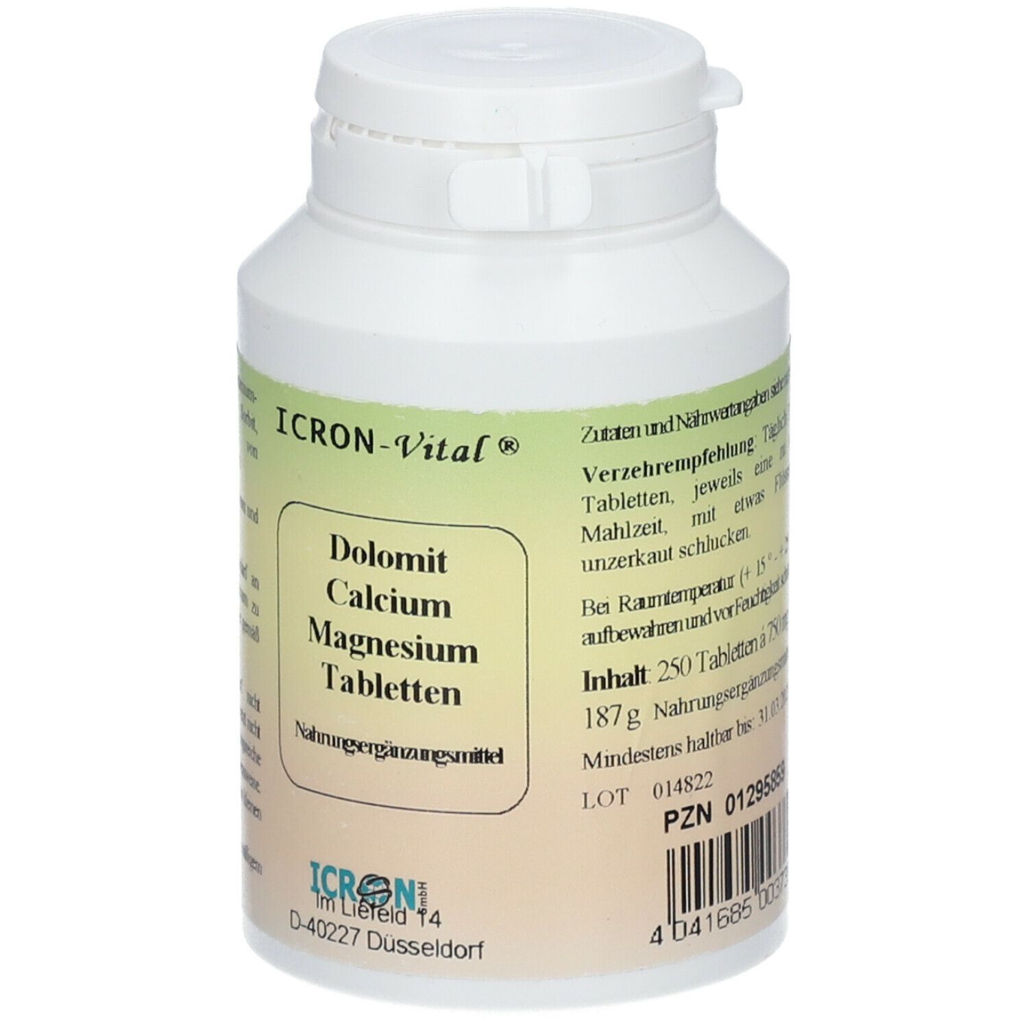 ICRON-Vital® Dolomit Calcium-Magnesium Tabletten