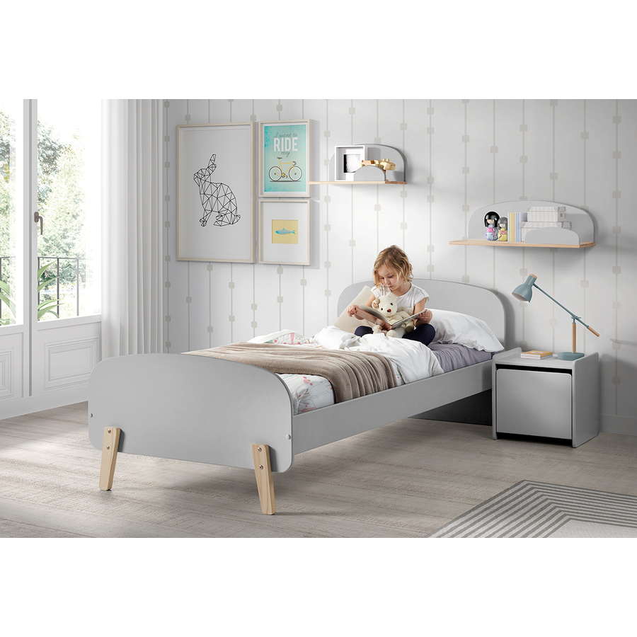 VIPACK Wandregal Kiddy 45 cm hellgrau