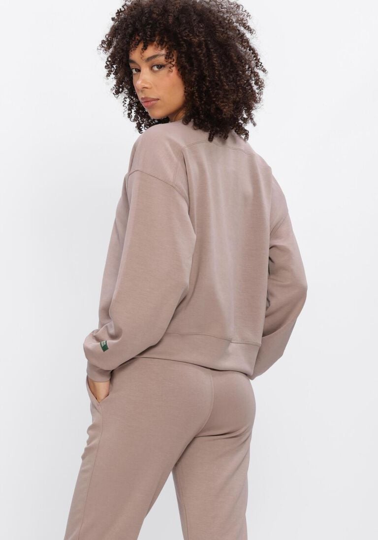 taupe mercer amsterdam sweater the mercer scuba crewneck w
