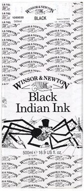 Winsor & Newton - Indian Ink - Blæk - Sort 500 ML