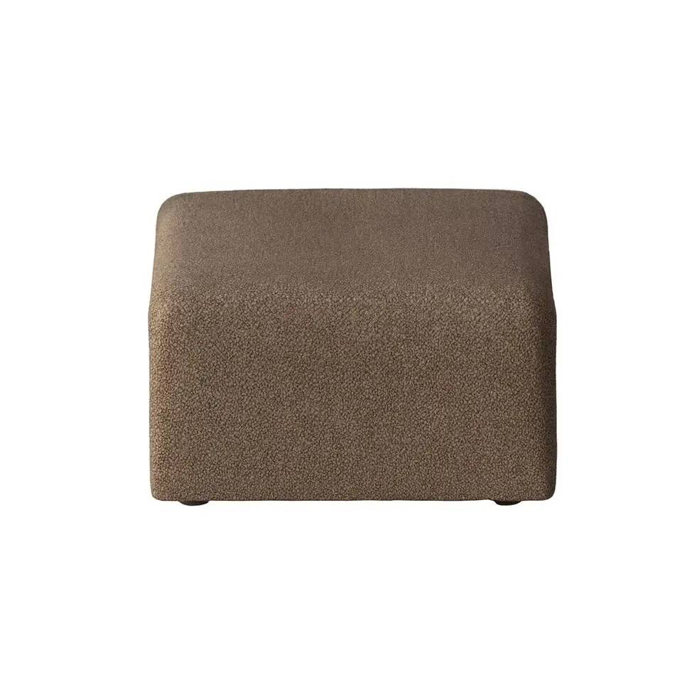 Hioshop Cubic poef bruin