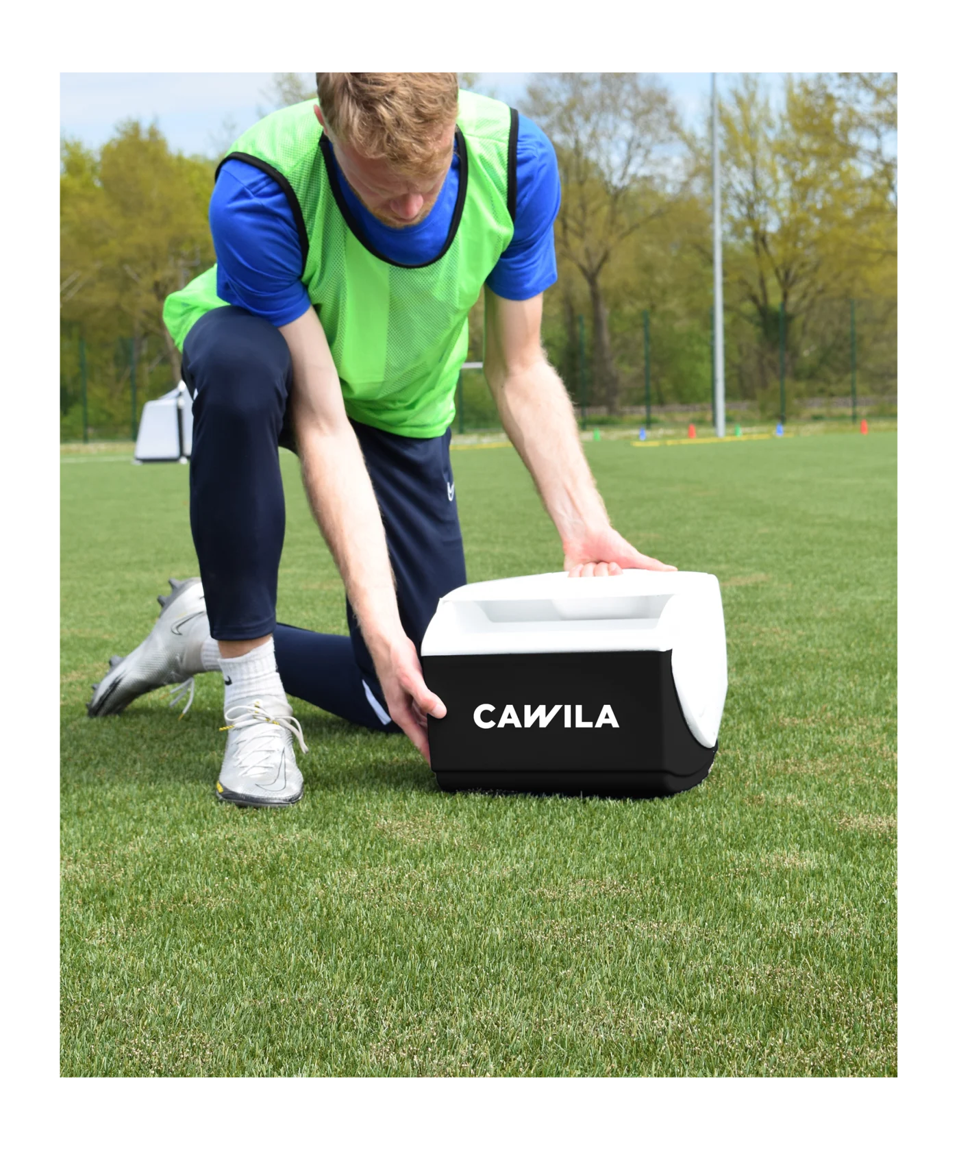 Cawila LIGA Eisbox SPORTSCARE 10 Liter | hochwertige Icebox | Kühlbox schwarz