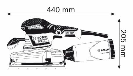 Bosch GSS 280 AVE Vlakschuurmachine in L-Boxx - 0601292901