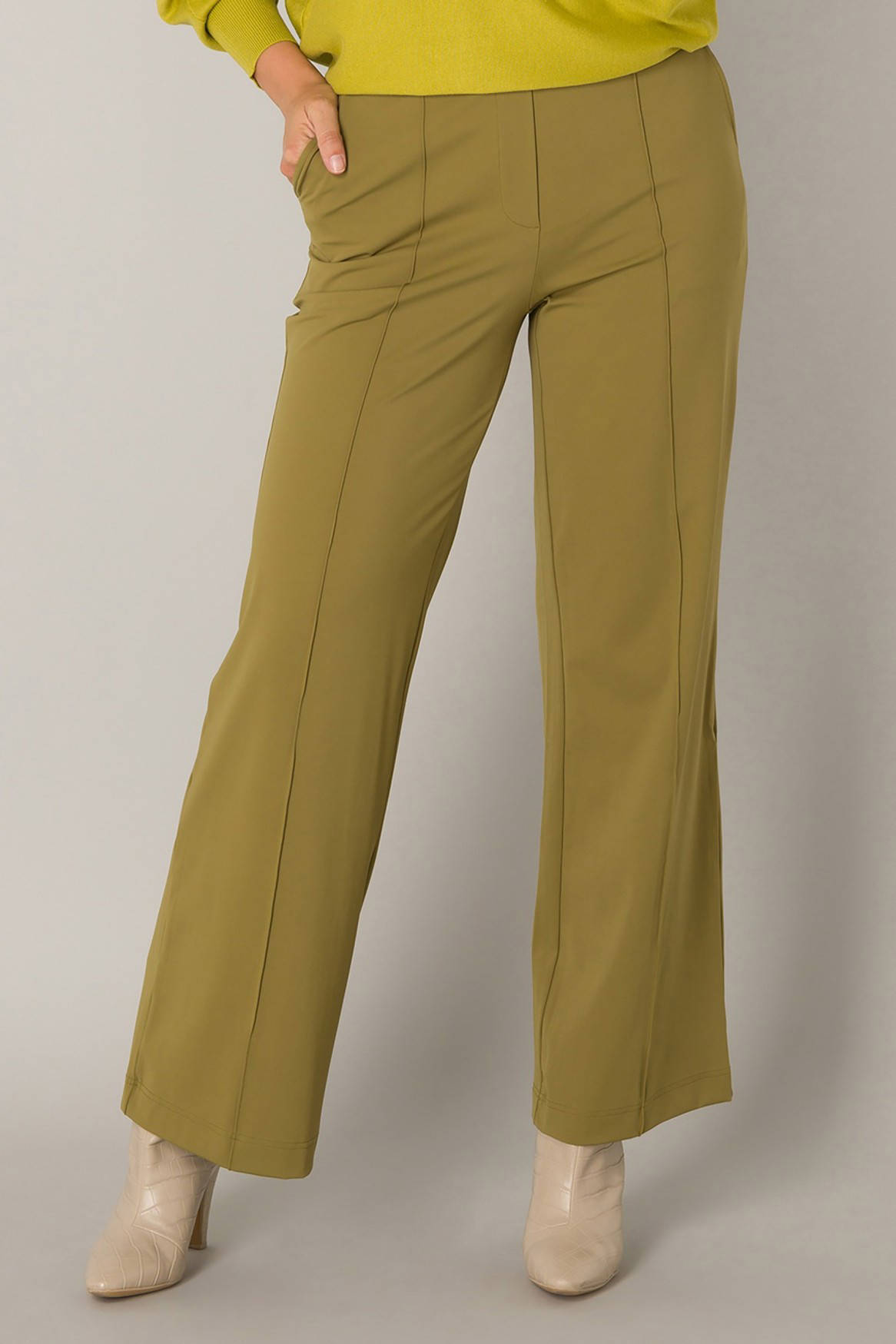 Yest regular fit broek groen