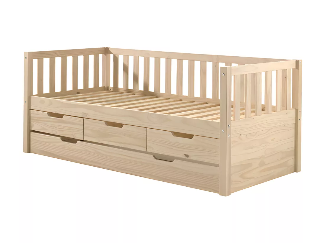 Pack - Lit Capitaine Enfant & Tiroir de Lit 