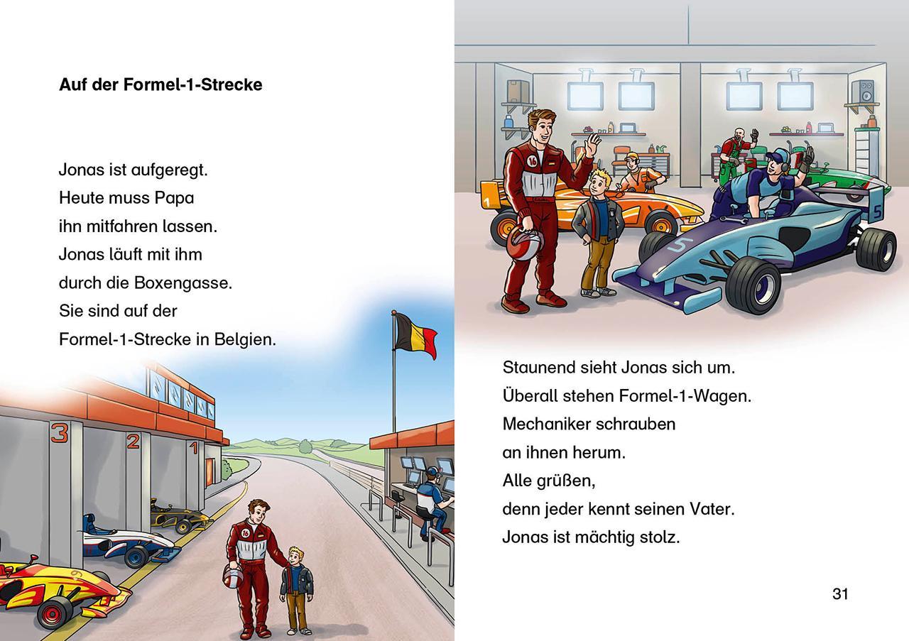 Leselöwen - Das Original / Leselöwen 2. Klasse - Vollgas auf der Rennstrecke