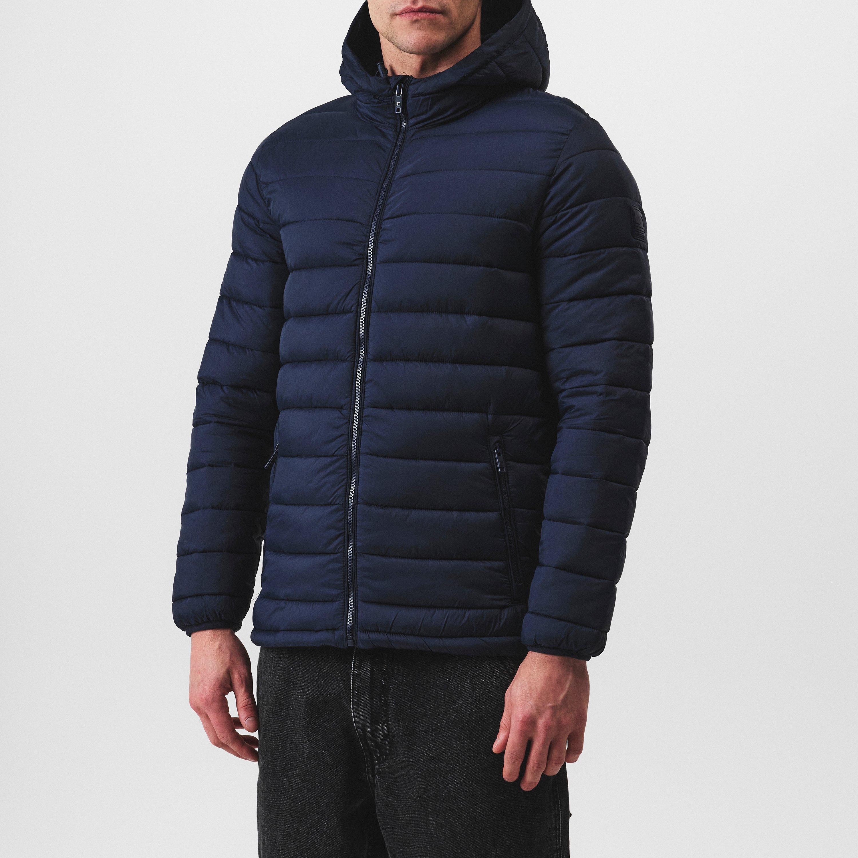 SoulCal Micro Bubble Hooded Jacket Mens