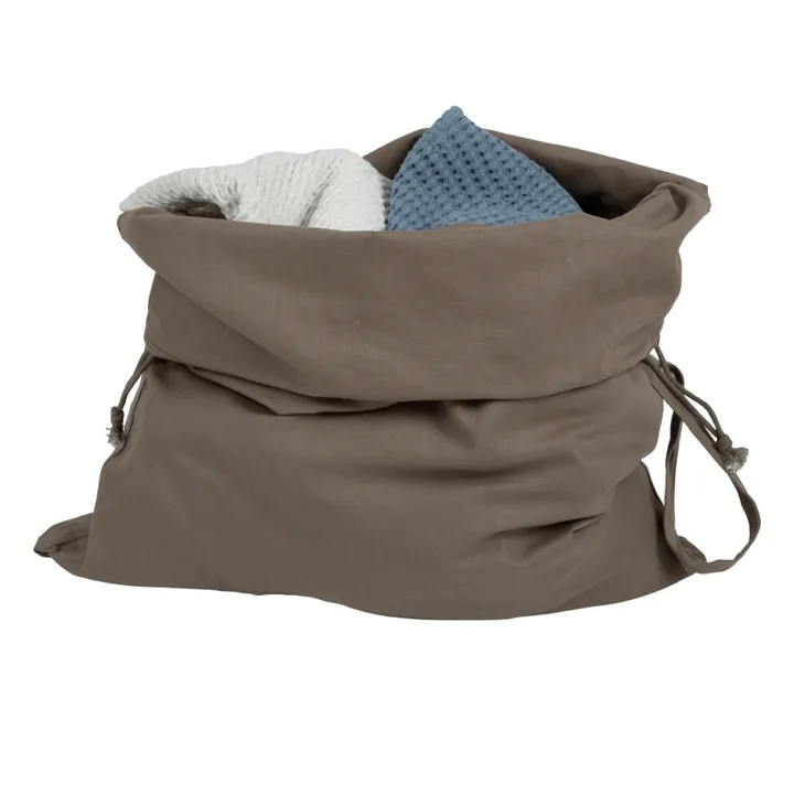 The Organic Company Panier de rangement en coton bio | Marron