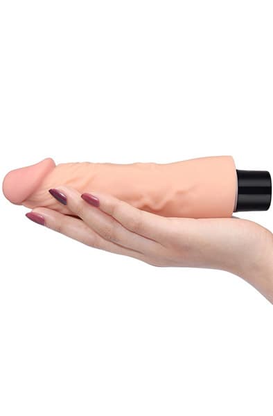 Lovetoy Real Softee Vibrating Dildo 18 cm Vibrerende dildo