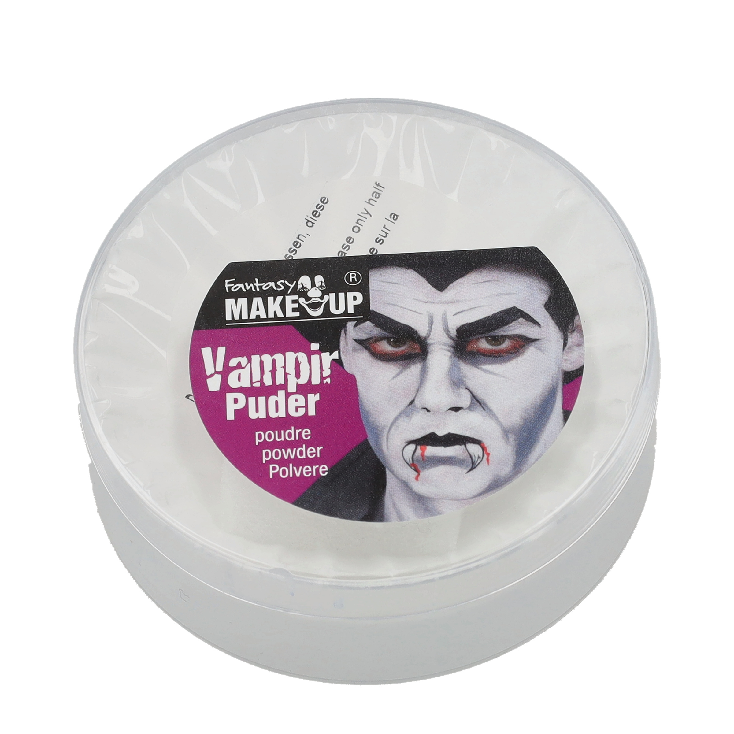 Vampir Puder Schminkdose Fasnacht Kostüm Zubehör Motto Party Gesichts Schminkfarbe Halloween Requisite (725.263014) - Weiss