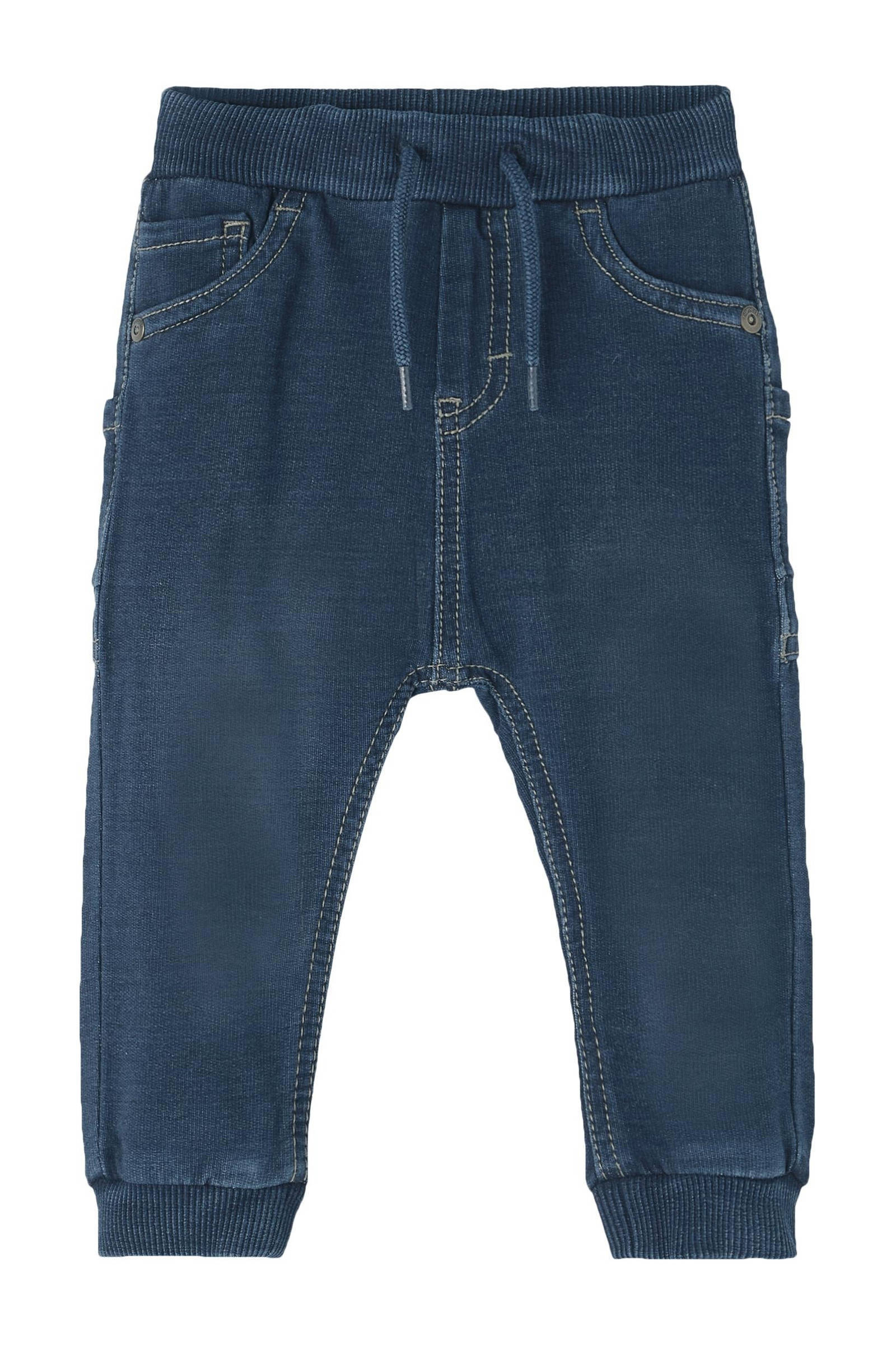 NAME IT baby tapered fit jog denim NBMBUNDO dark blue denim