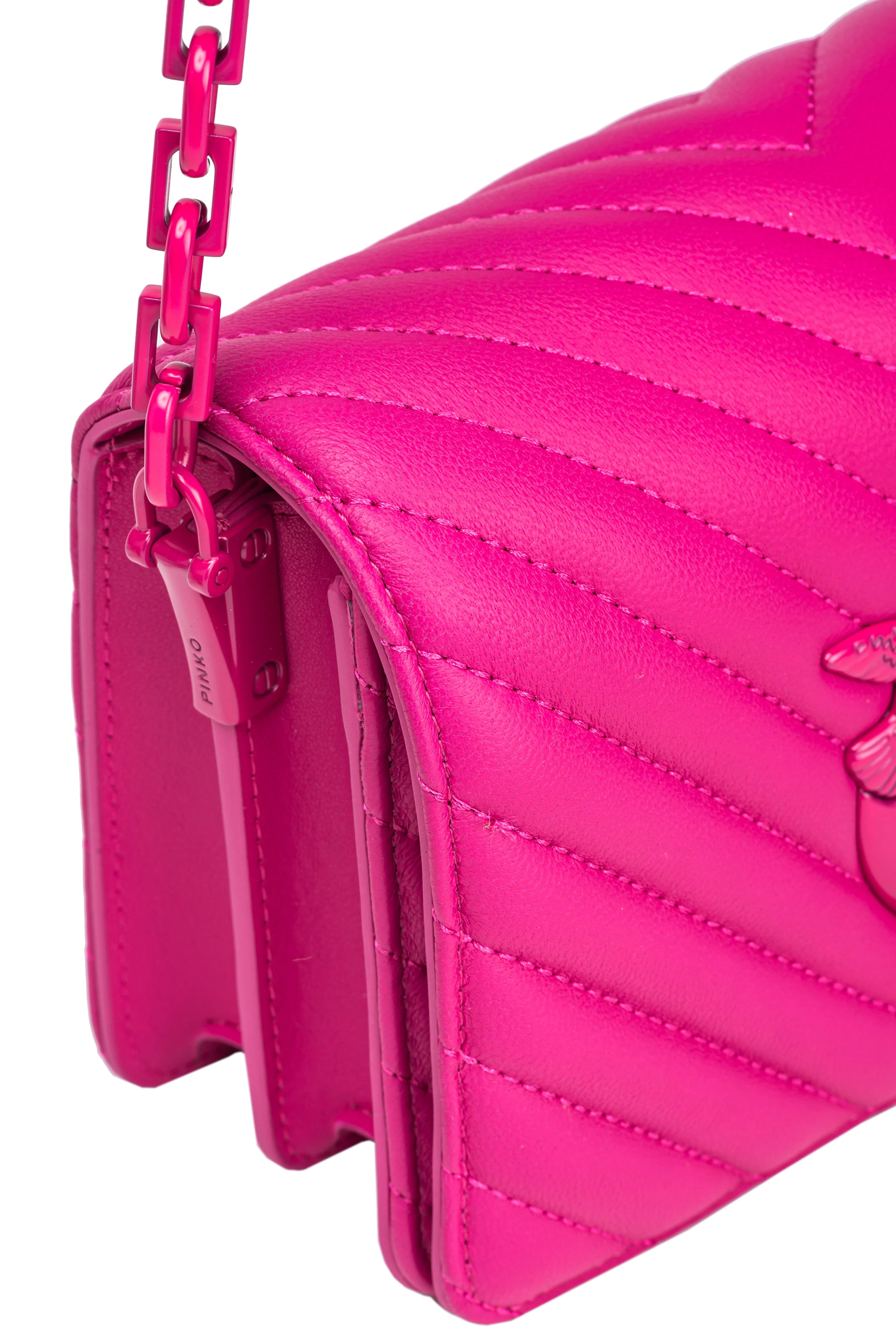 Mini love bag click color block | Rose
