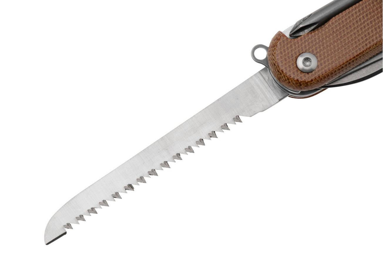 MKM Malga 5 MP05MAG-NC Magnacut Natural Canvas Micarta, zakmes
