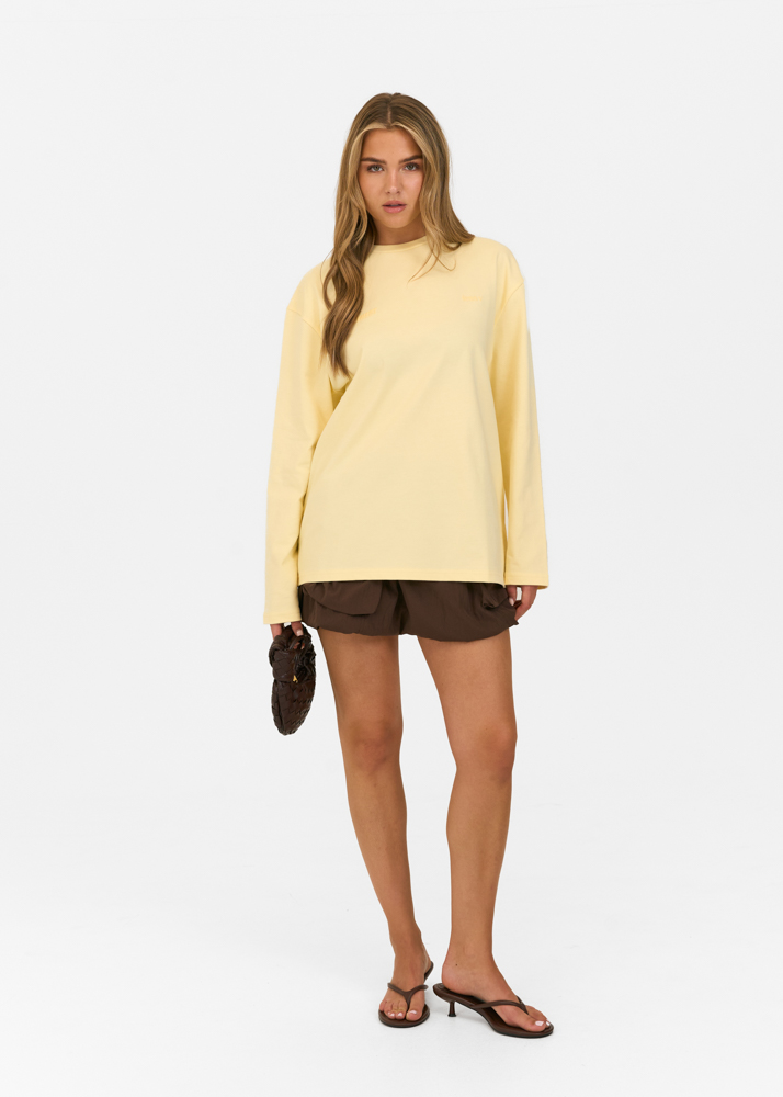 Movement longsleeve lichtgeel