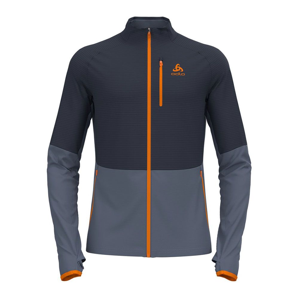 Odlo DESCENT CW 200 SL - Polaire Homme india ink/folkstone gray
