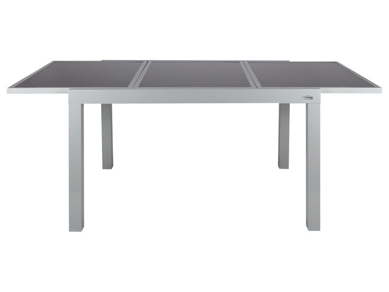 Aluminium tuintafel grijs
