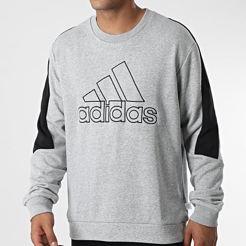 Sweat Crewneck FI BOS HC5860 Gris Chiné