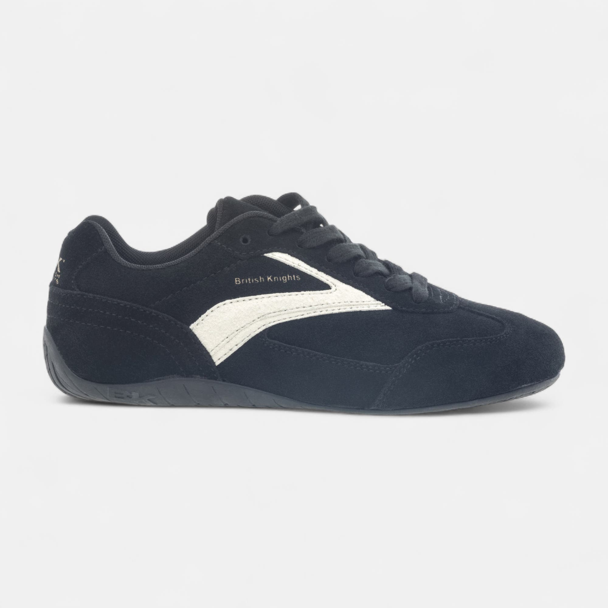 Baskets basses Femme en cuir noir