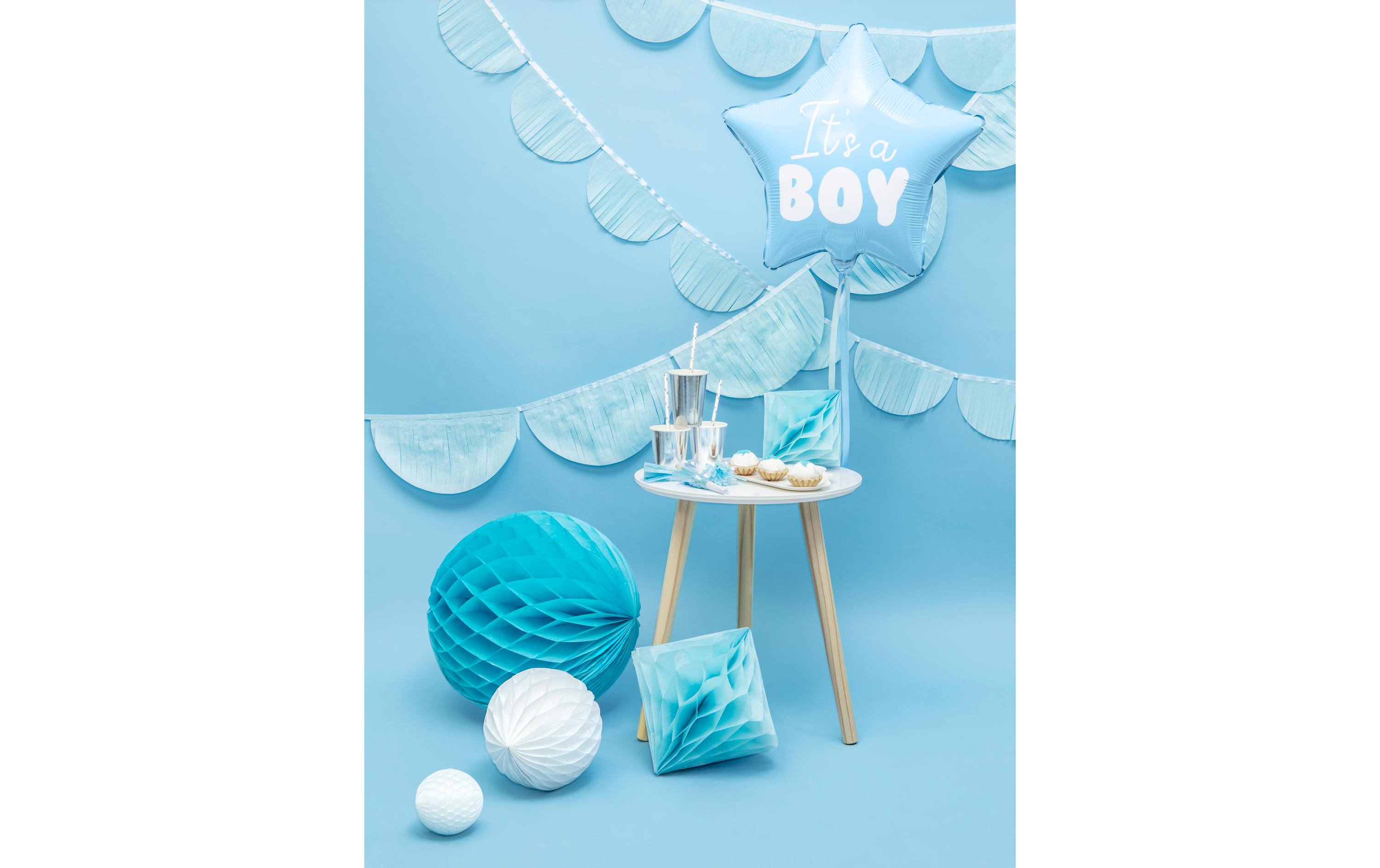 Partypfeife Hellblau, 12.5 cm, 6 StückPartytrompeten