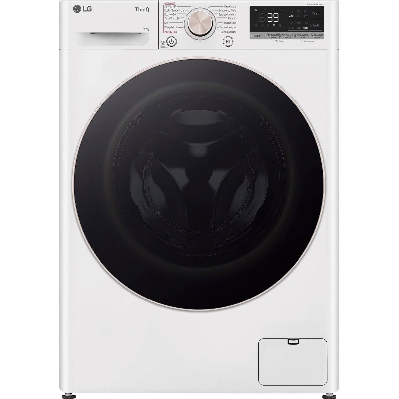 LG Waschmaschine F4WR709G, 9 kg links