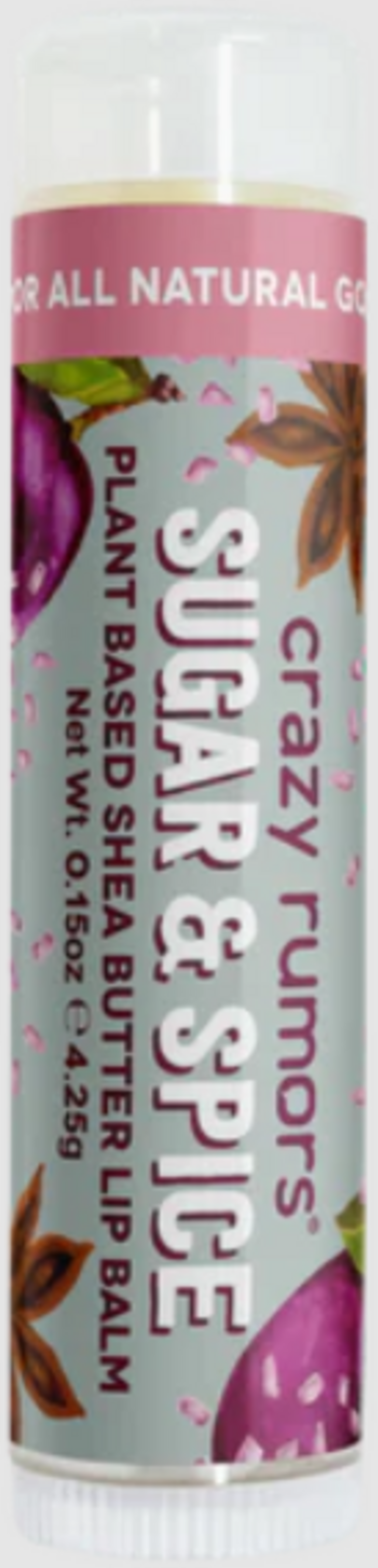 Crazy Rumors  Sugar & Spice Lip Balm, 4,25 g