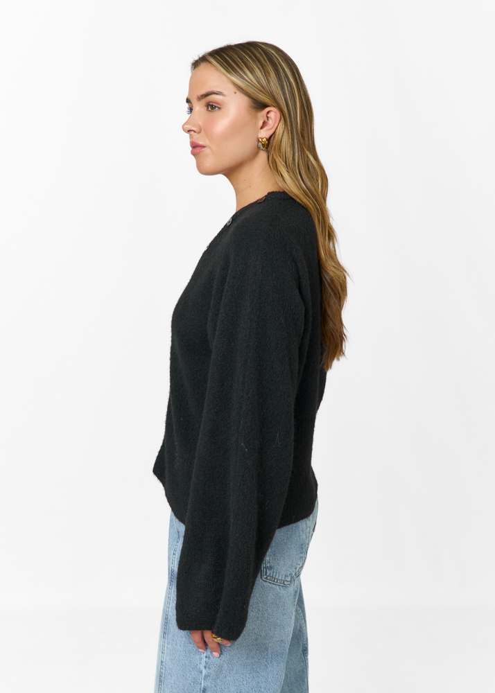 Marijne vest zwart