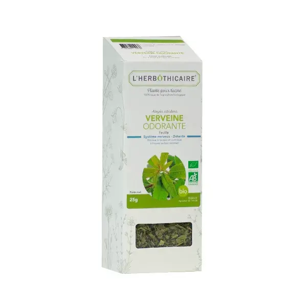 Chá de Ervas Orgânico de Verbena-Limão L'Herbôthicaire 25g