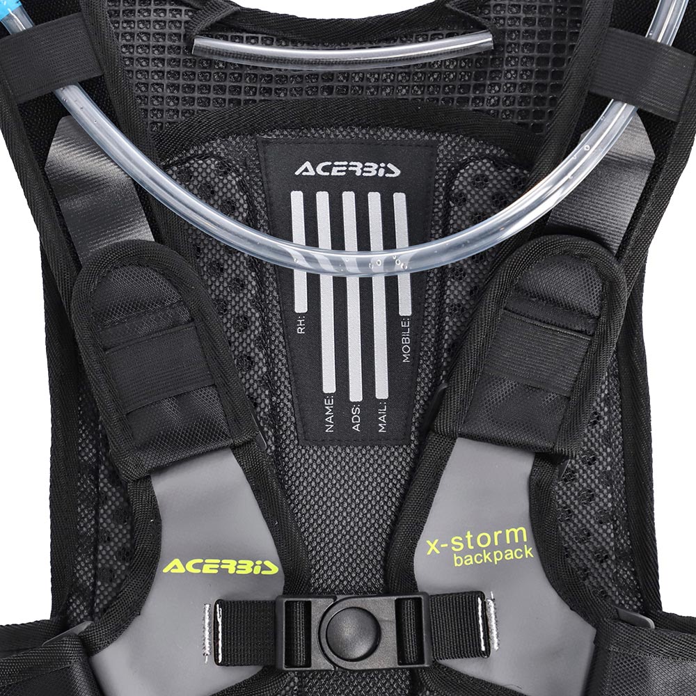 Acerbis - Poche à eau X-Storm Logo Noir / Gris / Jaune