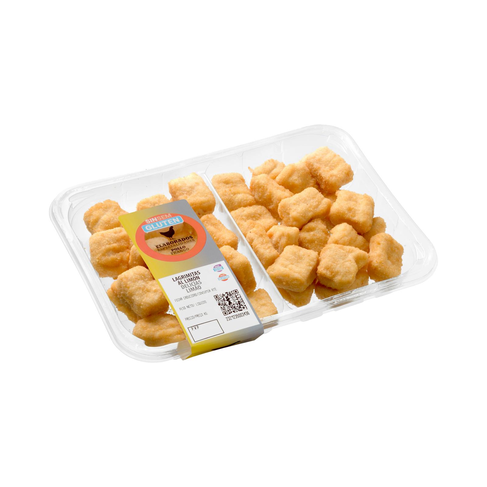 Larmes de poulet panées au citron sans gluten