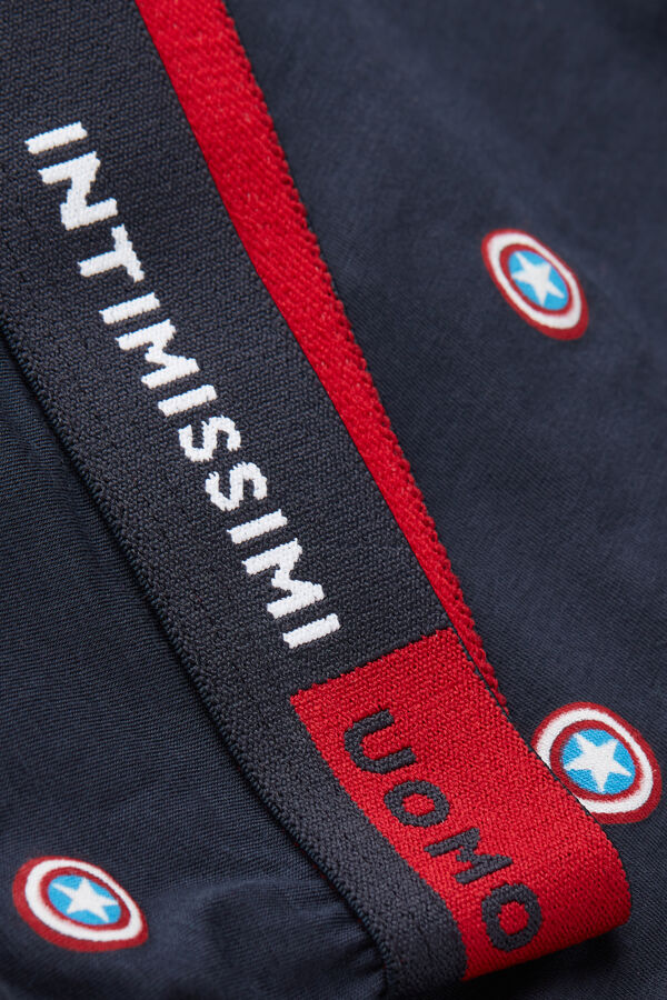 Cueca Marvel Capitão América em algodão Supima® Natural Fresh