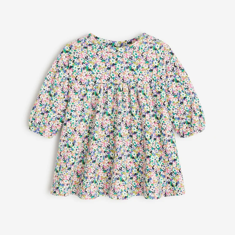 Robe bébé fille semis fleuris blanche Catimini Blanc
