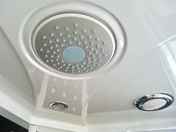 Badstuber Vario rechts complete douchecabine kitvrij 120x80cm met thermostaatkraan