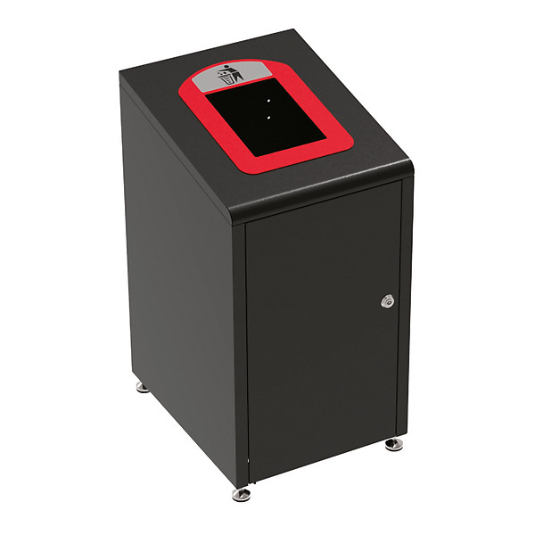 Borne à déchets Koala modulaire noire 60 litres