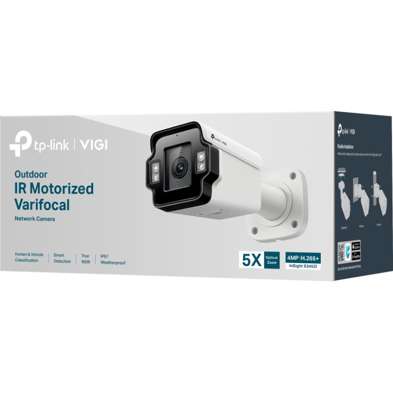 TP-Link VIGI InSight S345ZI Balle (forme) Caméra de sécurité IP Extérieure 2688 x 1520 pixels Mur