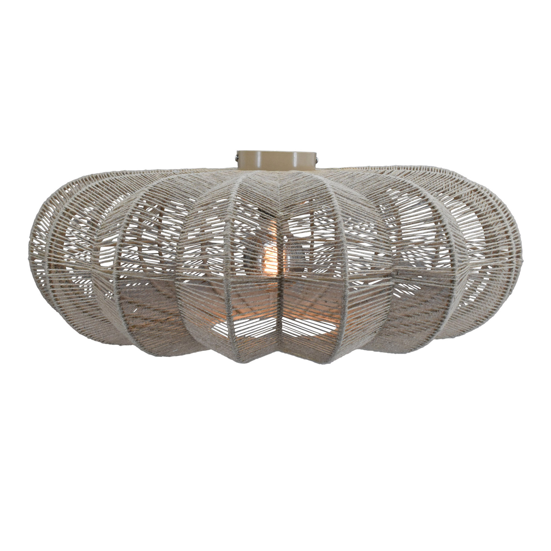 Wand / plafondlamp Bowie large naturel