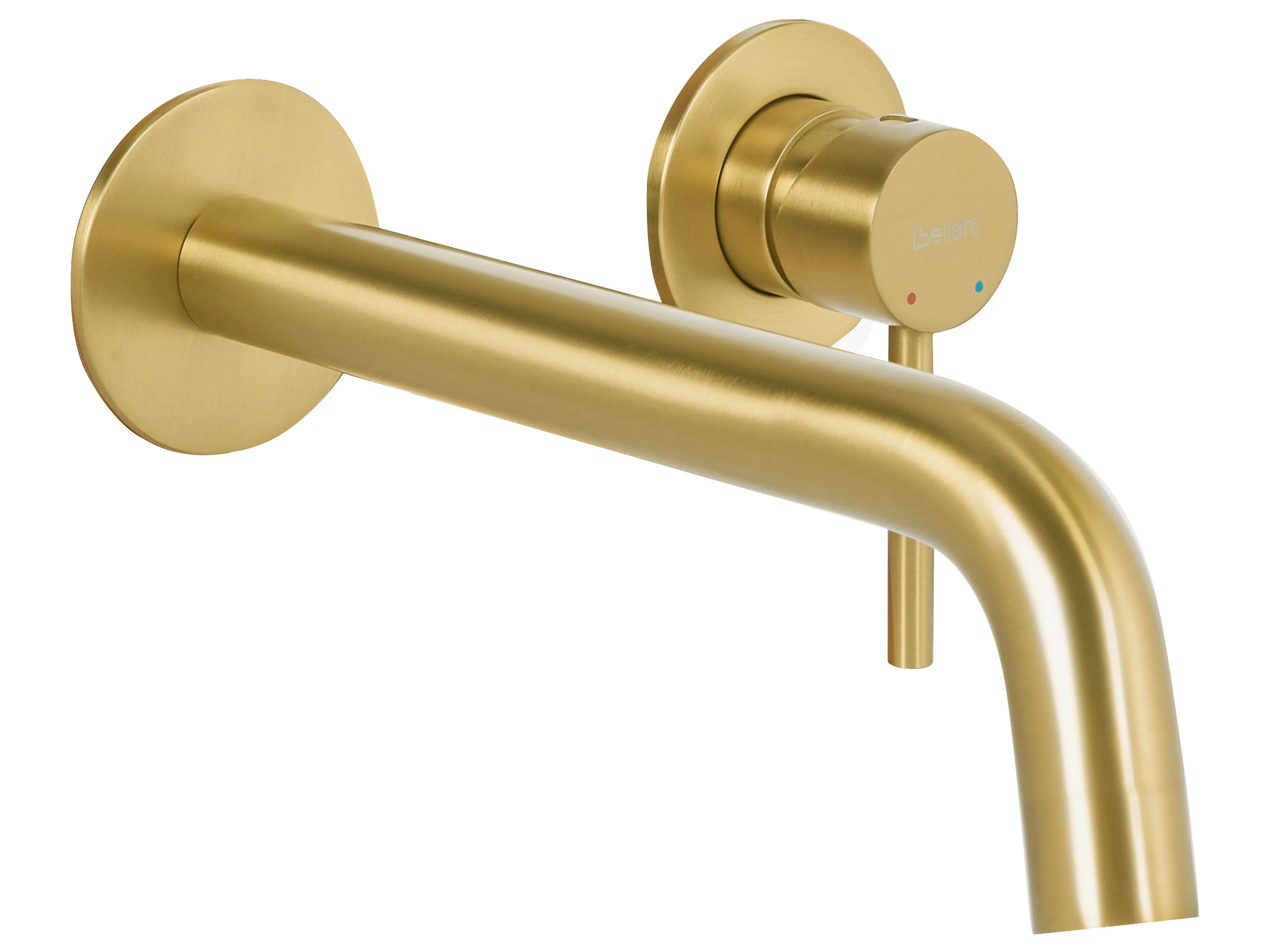 Wandgemonteerde mengkraan TRAFUL Messing Goud