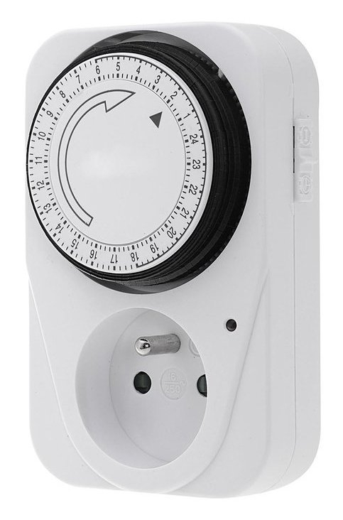 Aqualine elektrische tijdschakelaar 24uur - 1 stand