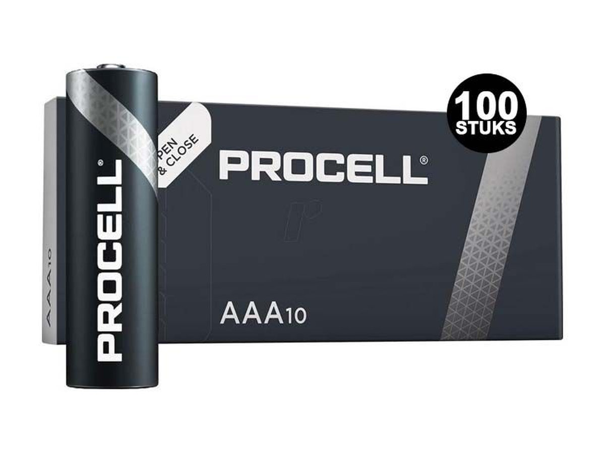 Duracell Procell AAA batterij - Set van 100
