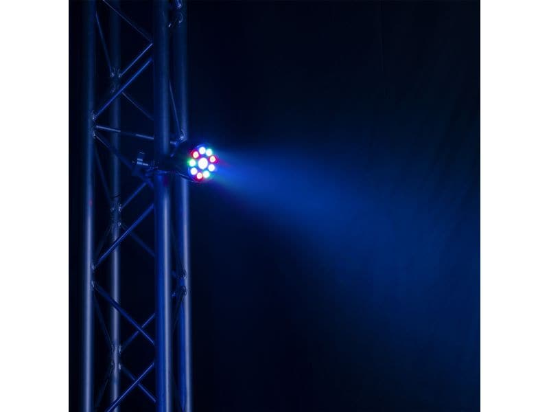 Fuzzix Scheinwerfer PLF15 LED Scheinwerfer mit 9x 2W LEDs und DMX