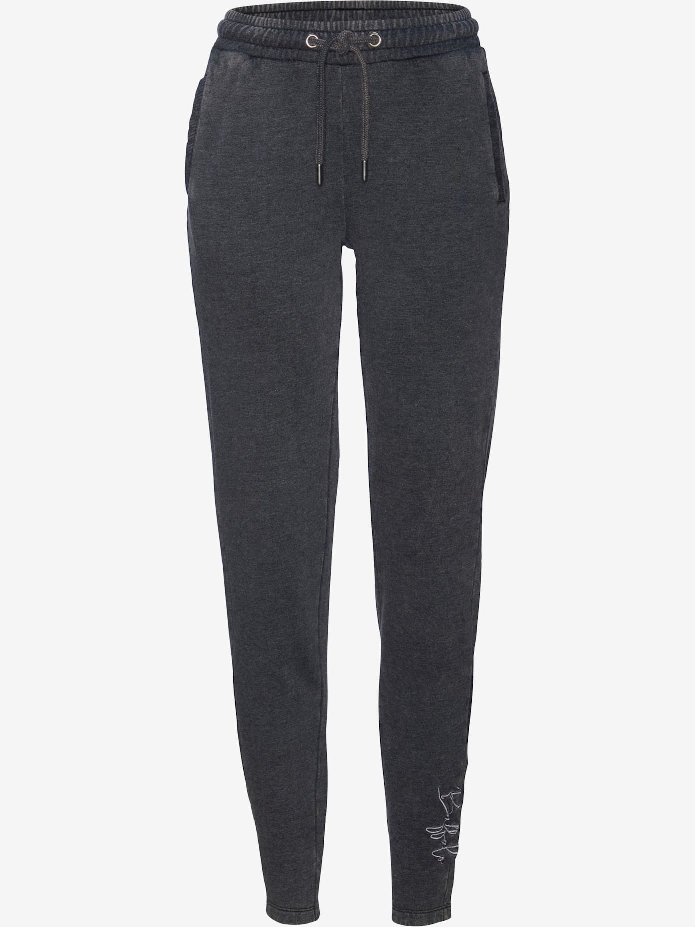 Pantalon molletonné pantalon d'intérieur, broderie sur le côté