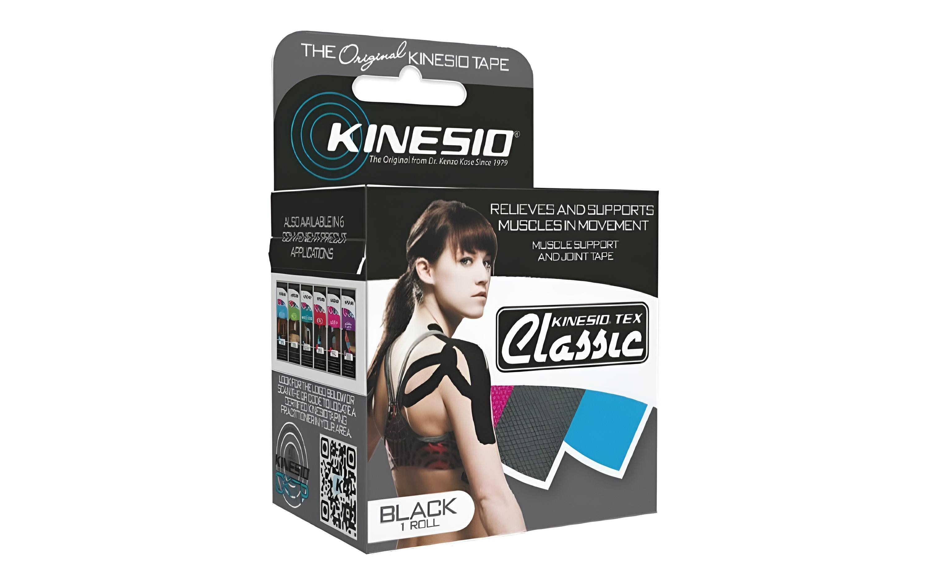 Tape Tex Classic SchwarzKinesiologisches Tape