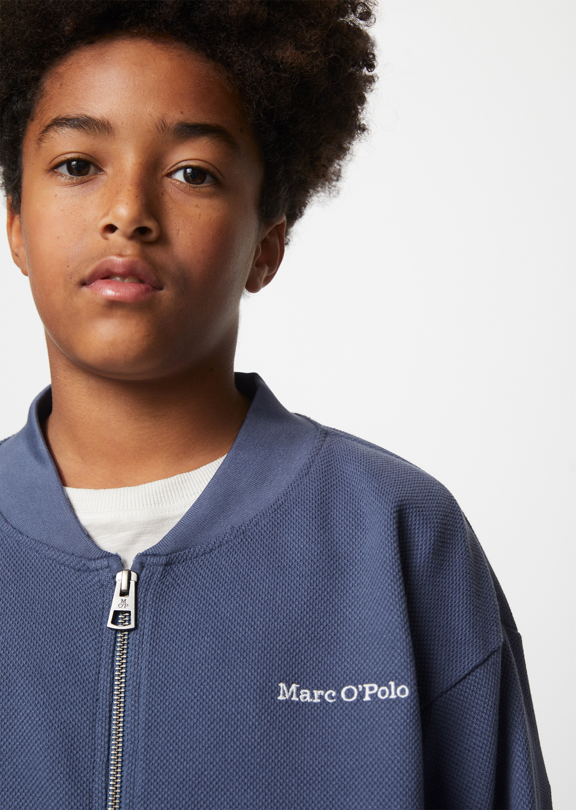 TEENS-BOYS Sweatjacke mit feiner Struktur