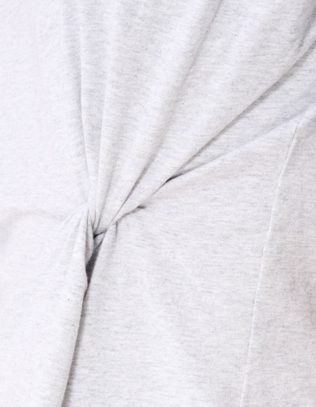 Oversized Knot T-shirt Lichtgrijs By Monica