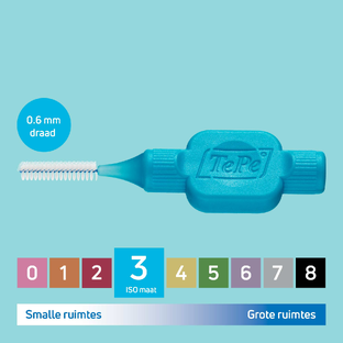 TePe Interdentale Rager Original Blauw 0,6mm 6ST