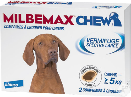 Milbemax Chew Pour Chiens Comprimés À Croquer 2