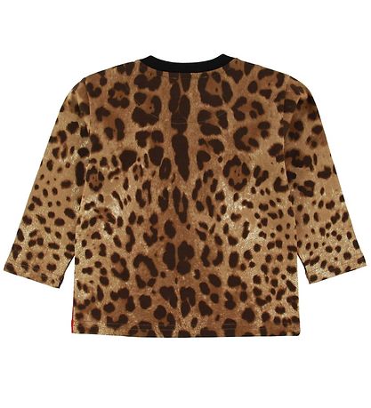 Dolce & Gabbana Pullover - Tier - Rot m. Leopard